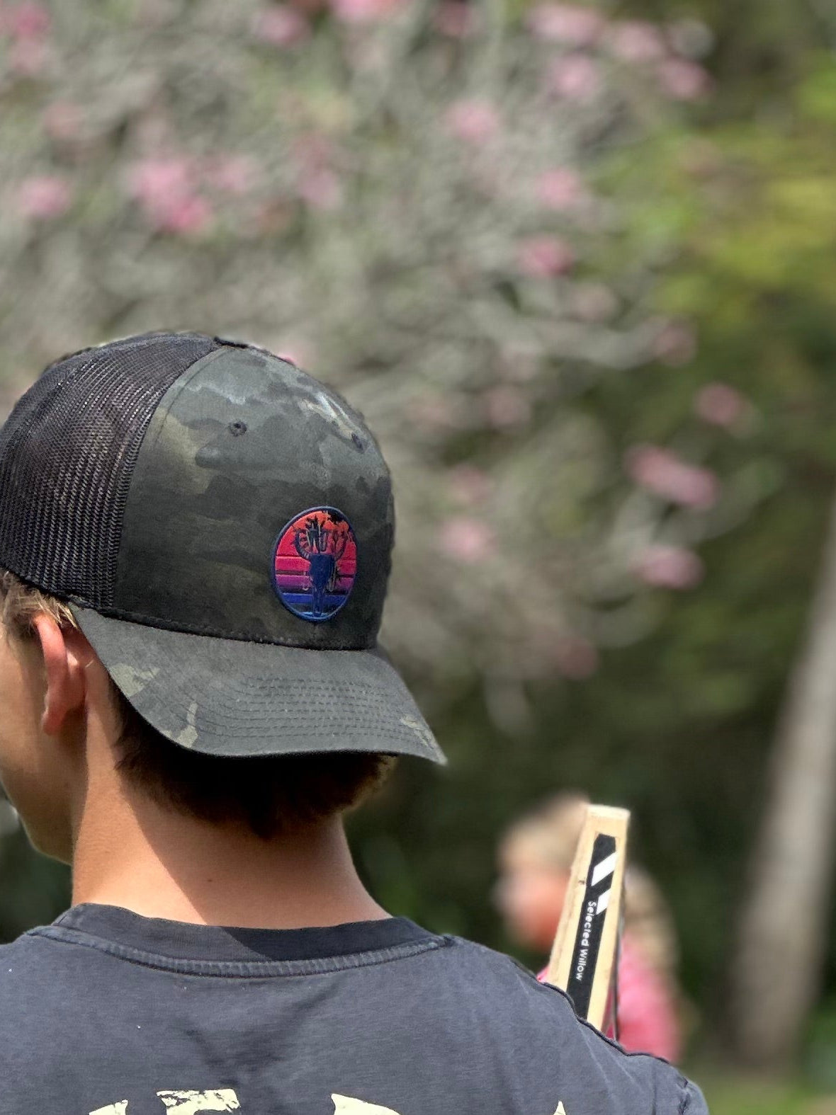 TDS Sunset logo - Camo Trucker